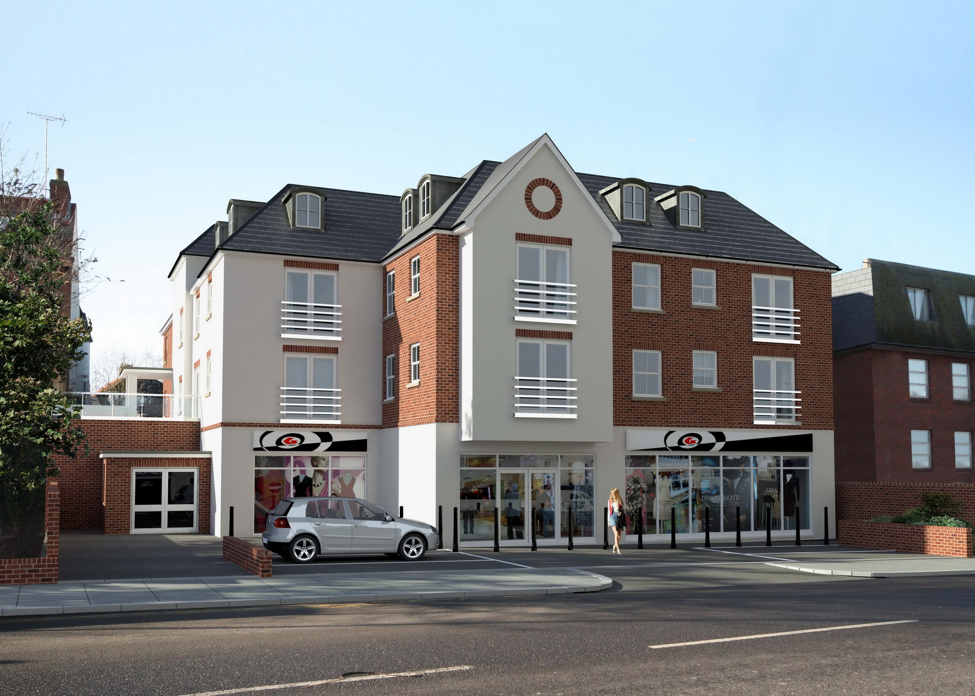 Development of 14 flats and commercial in HA8