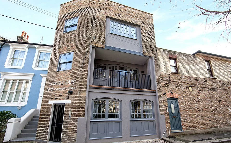 Office Building Transformed into Four Luxury Flats in Hammersmith W6