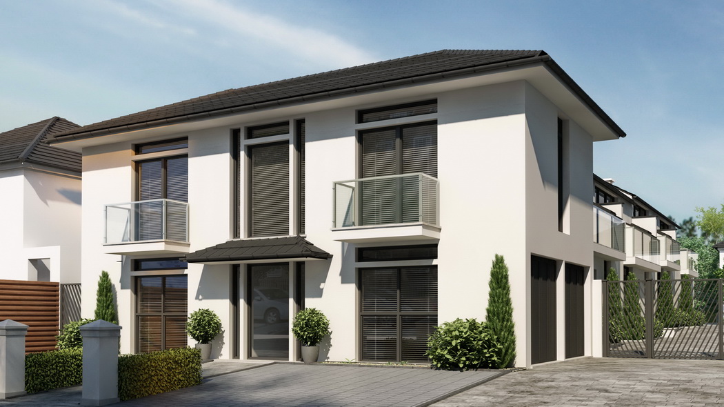 Development of 4 News houses and an office building in SW2